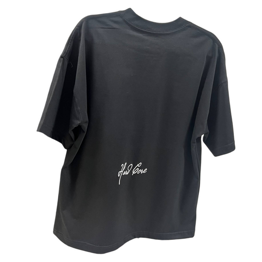 Playera Oversized Estrellas Gris CORE