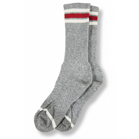Calcetines Gris Rayadas Core