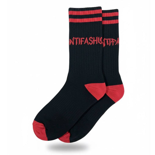 Calcetines Rayas Rojas Antifashion