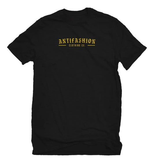 Playera Negra Craneo Trival ANTIFASHION