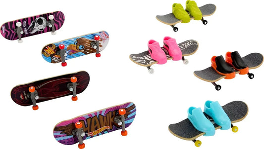 Pack 8 Finger Boards Hot Wheels Skate Acrobacias Extremas