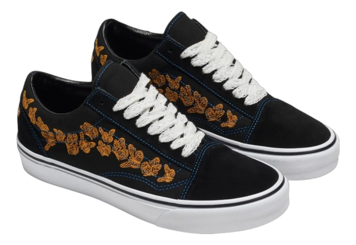 Tenis Dia De Muertos Mariposa Monarca VANS
