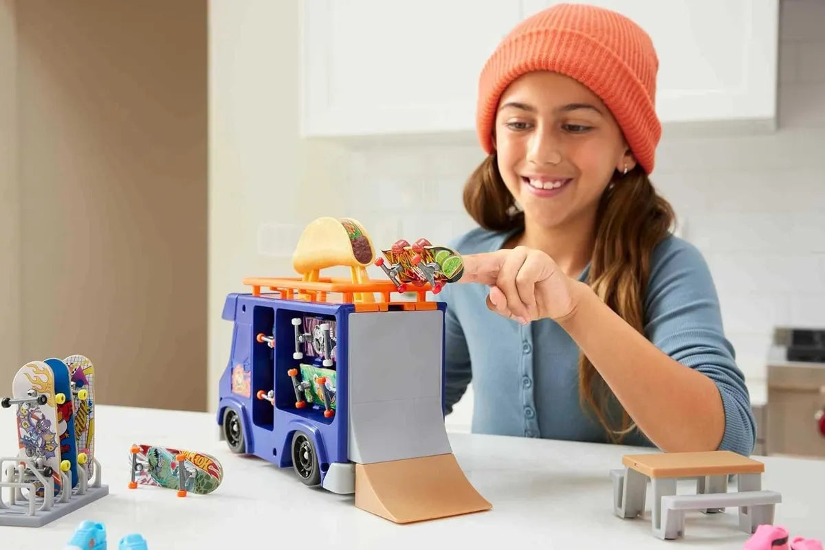 Set Skate Park Hot Wheels Finger Board Taco Truck