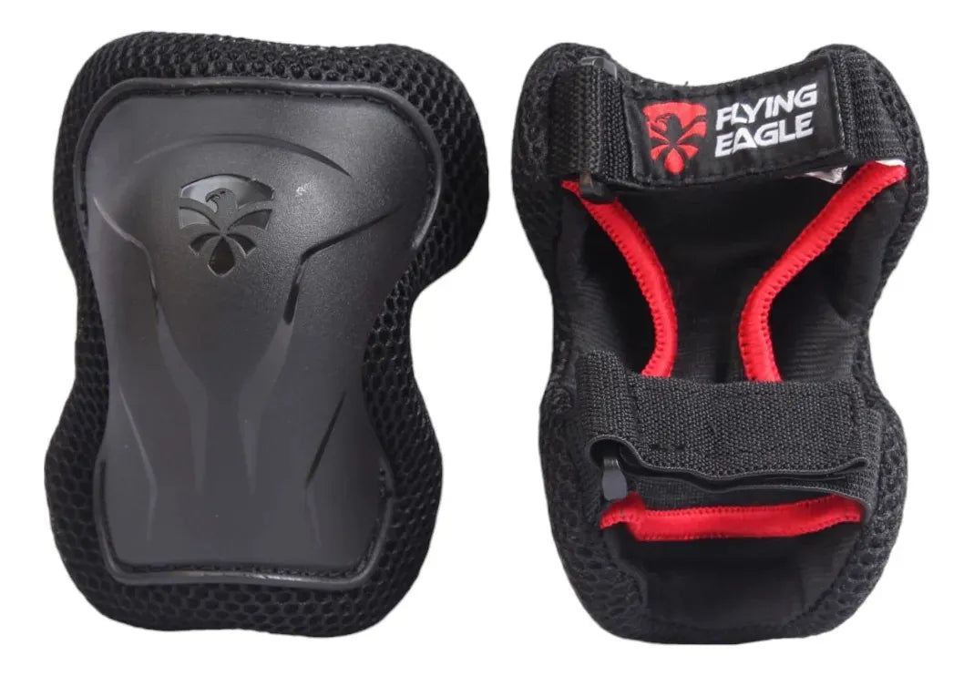 Set Protecciones V7 Negras Flying Eagle