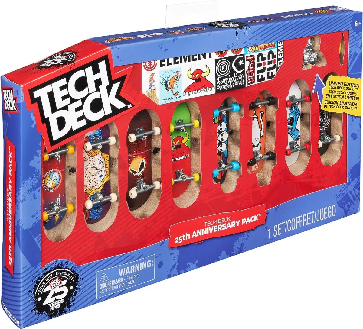 Pack 8 Tech Deck Skate 25 Aniversario Edicion Limitada