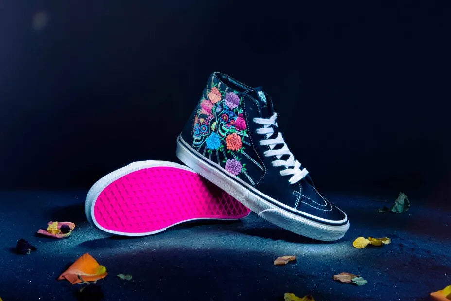 Tenis Dia De Muertos Calavera Neon VANS