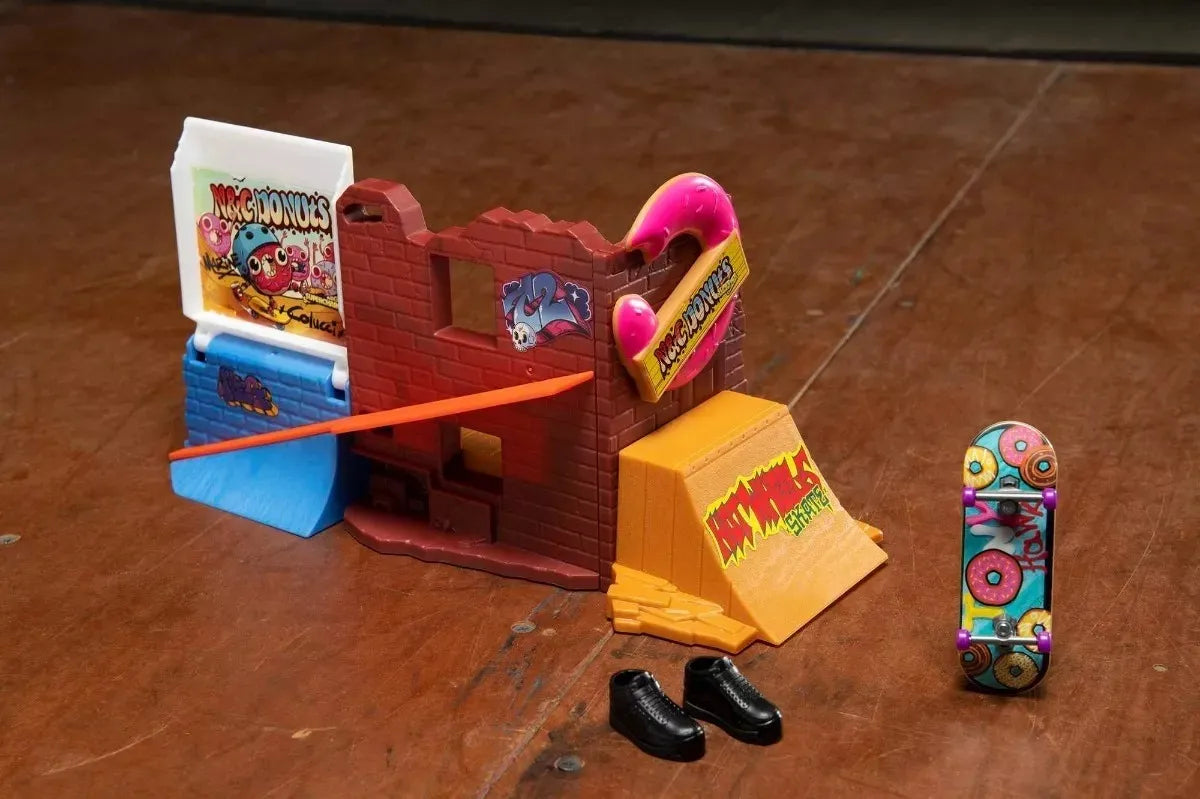 Set Skate Park Hot Wheels Finger Board Donut