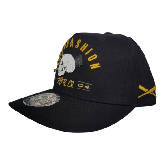 Gorra Negra Calavera Dorada ANTIFASHION