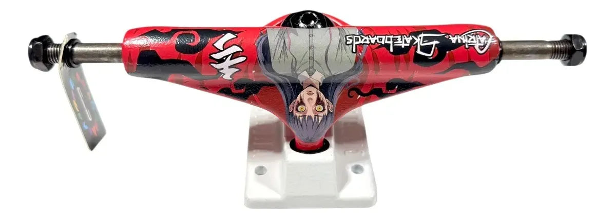 Trucks Rojos Anime 8" Para Skate CATRINA