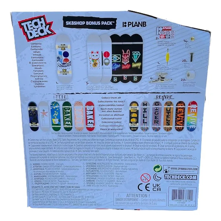 Pack 6 Tech Deck Skate Sk8shop Bonus Pack