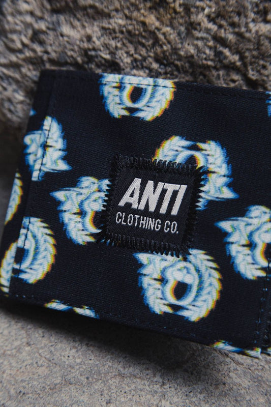 Cartera Negra Glitch ANTIFASHION