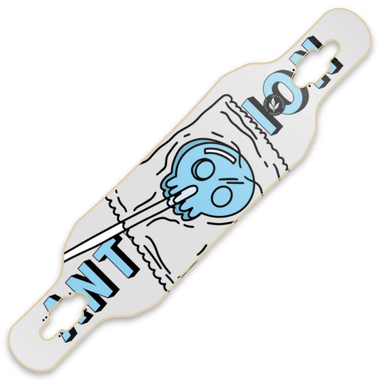Tabla Blanca Candy Para Longboard ANTIFASHION