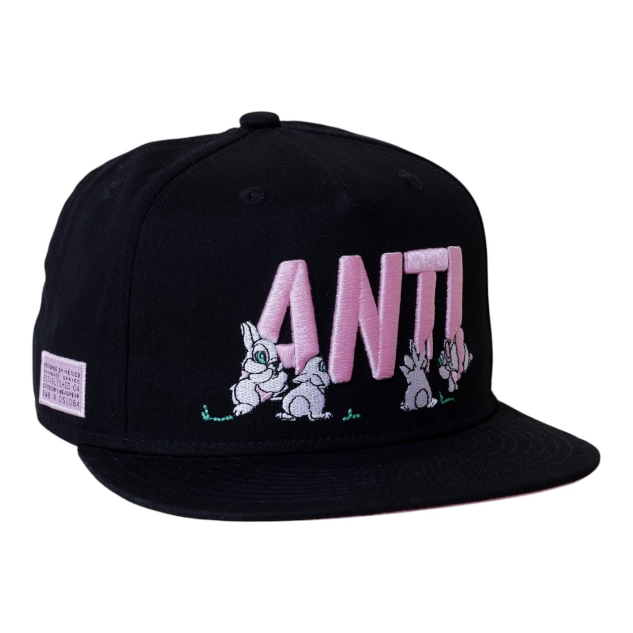 Gorra Negra Rabits ANTIFASHION