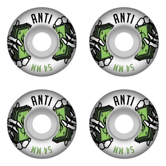 Set Ruedas Money Skate Conicas 54mm ANTIFASHION