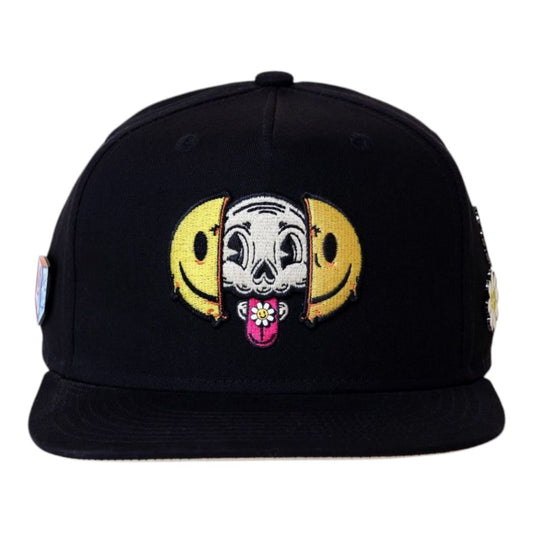 Gorra Negra Skull Happy Face ANTIFASHION