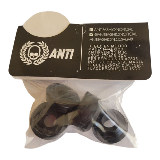 Set Gomas Negras Para Patineta 90A ANTIFASHION