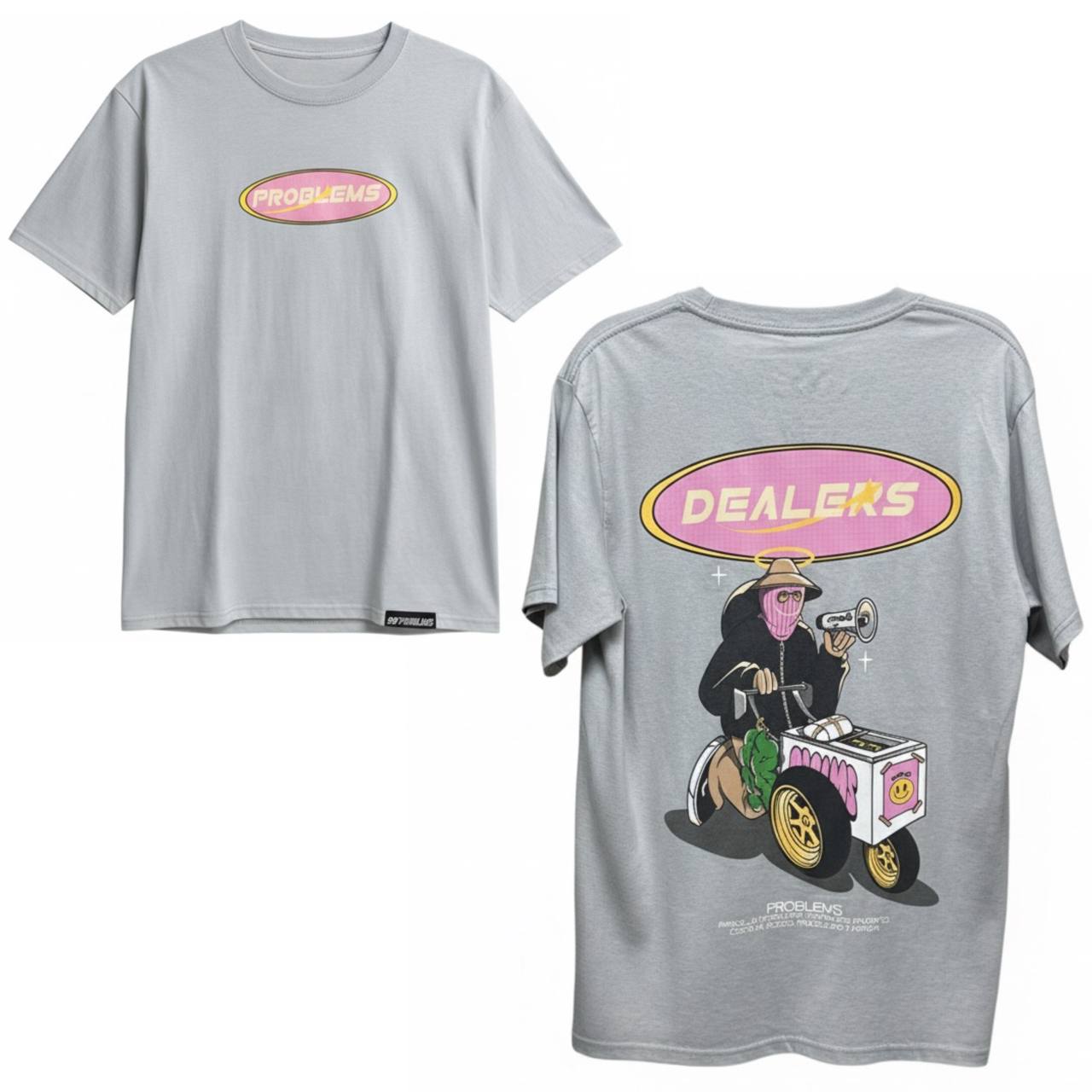 Playera Gris Paletas Dealers PROBLEMS