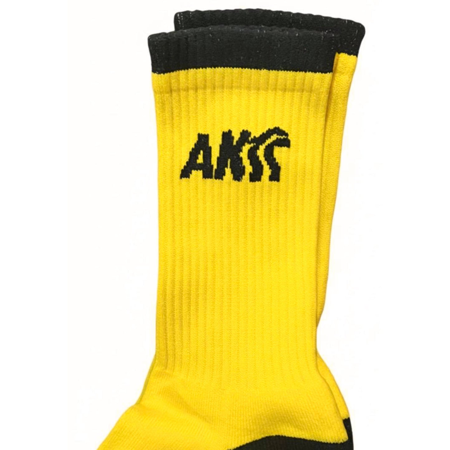 Calcetas Amarillo Distorsionado De Compresión ANTIFASHION