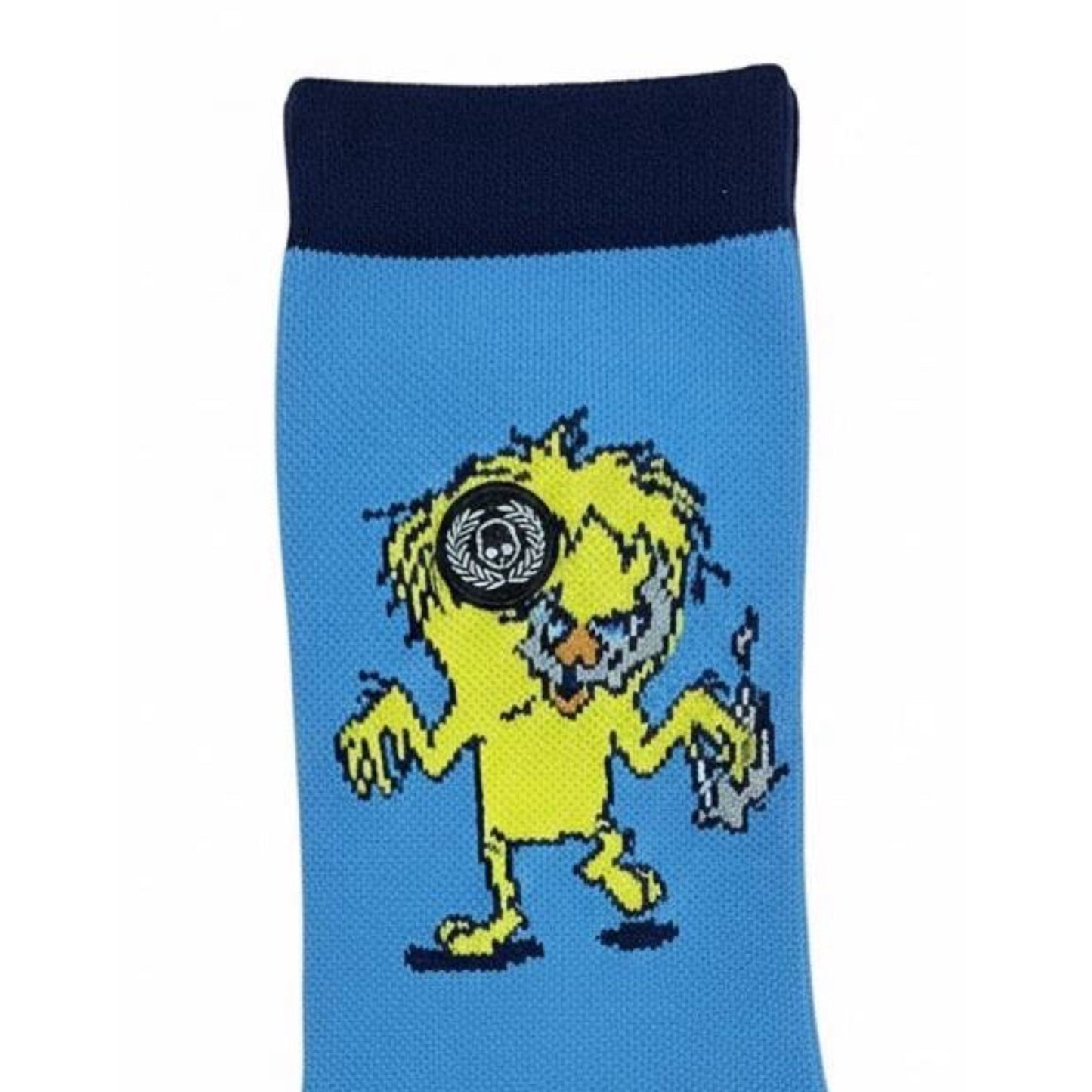 Calcetas Azul Piolin De Compresión ANTIFASHION