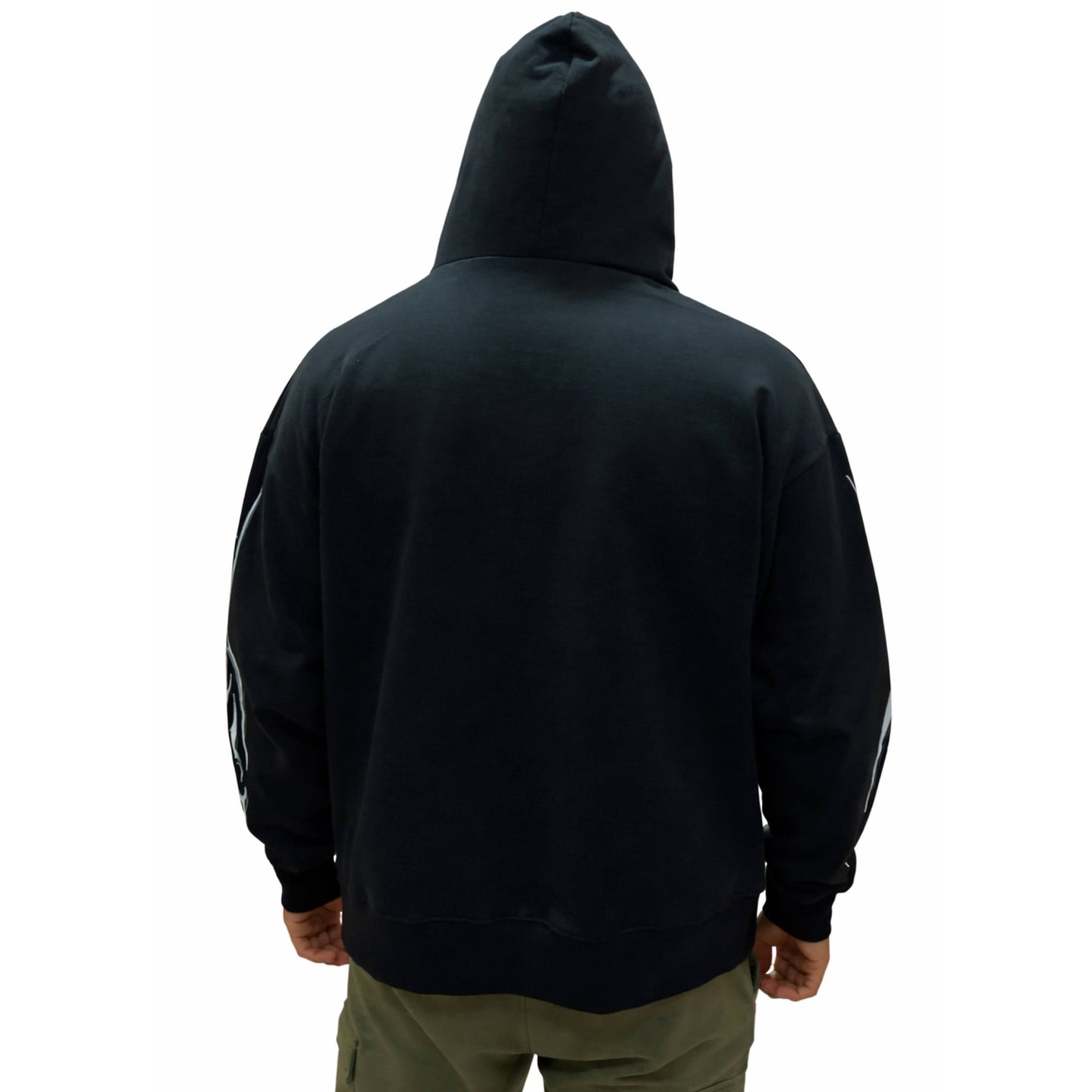 Hoodie Con Balaclava Negra Trival CORE