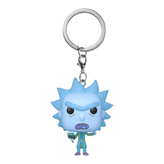 Llavero Rick Holograma Pocket Pop Keychain