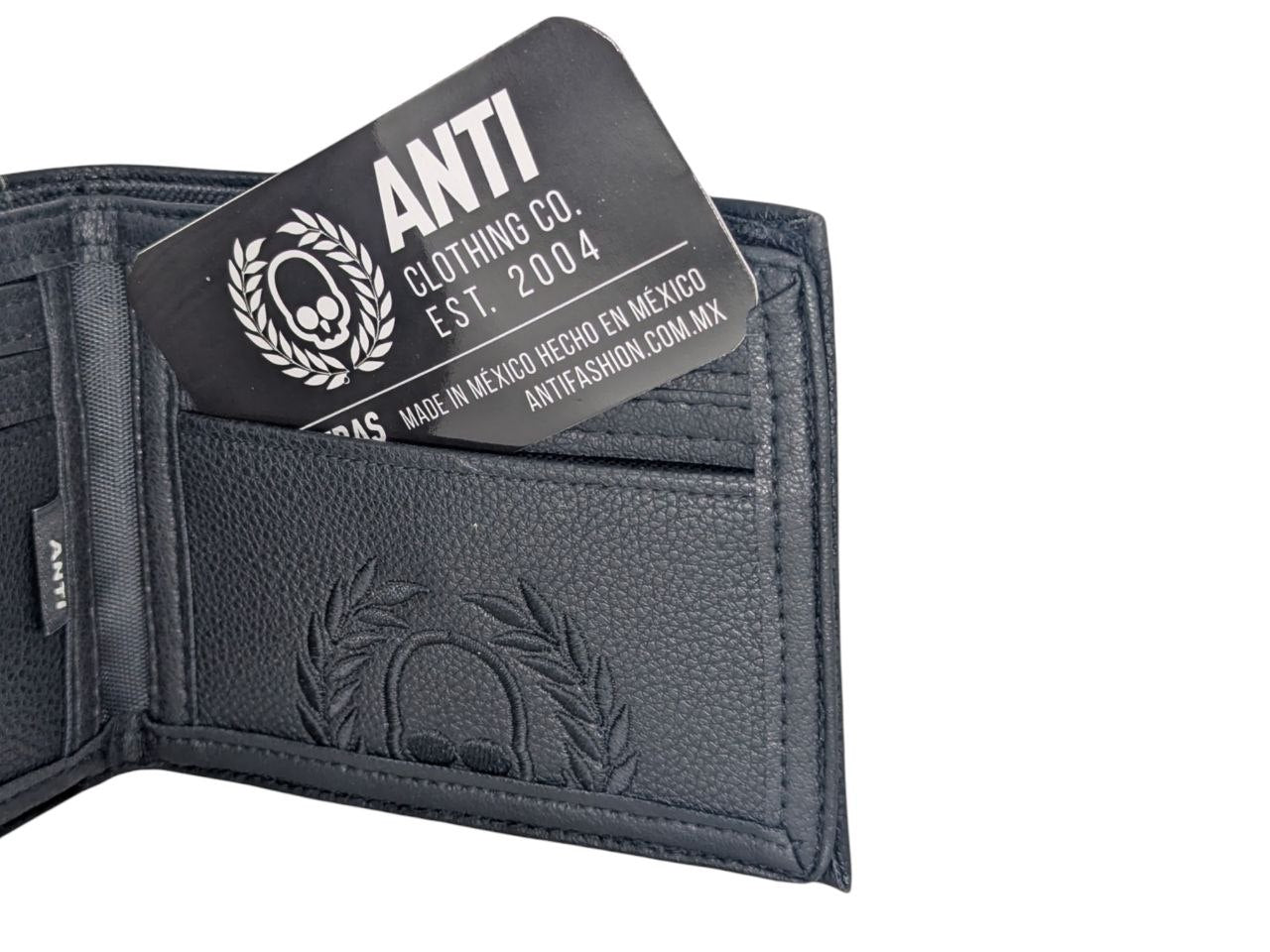 Cartera Negra Craneo ANTIFASHION
