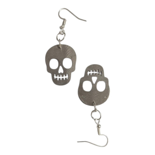 Aretes Calavera Completa Acero Inoxidable Aretes Góticos YK2 Alternativas
