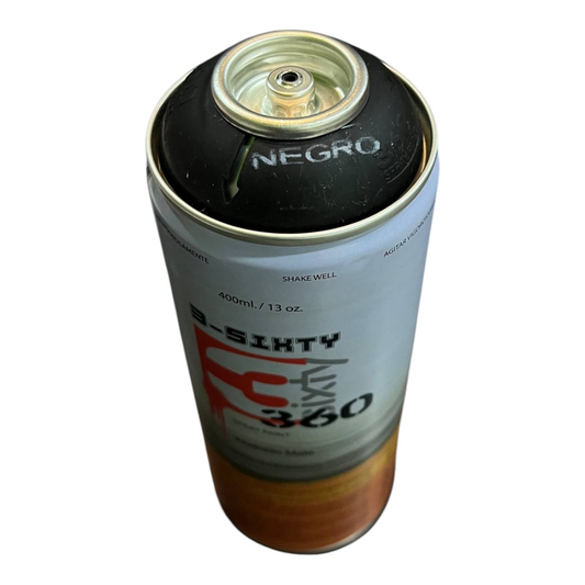 Lata Aerosol Negro 360 Spray Paint
