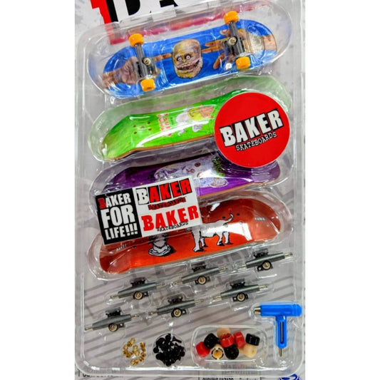 Pack 4 Tech Deck Skate Armable Baker