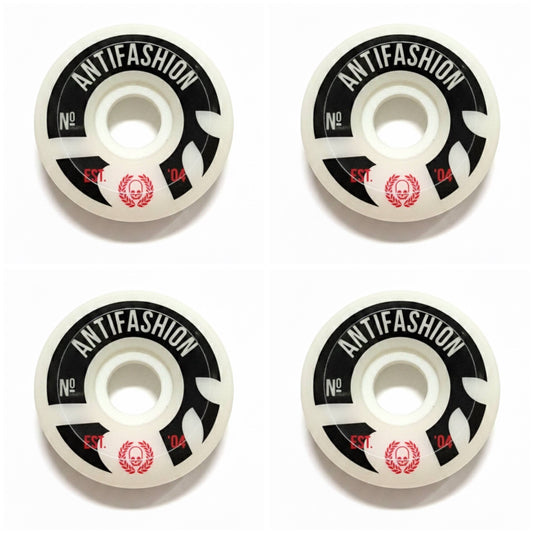 Craneo Negro Ruedas Skate Conicas 56mm ANTIFASHION