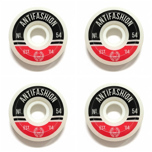 Rojo Negro Ruedas Skate Conicas 56mm ANTIFASHION