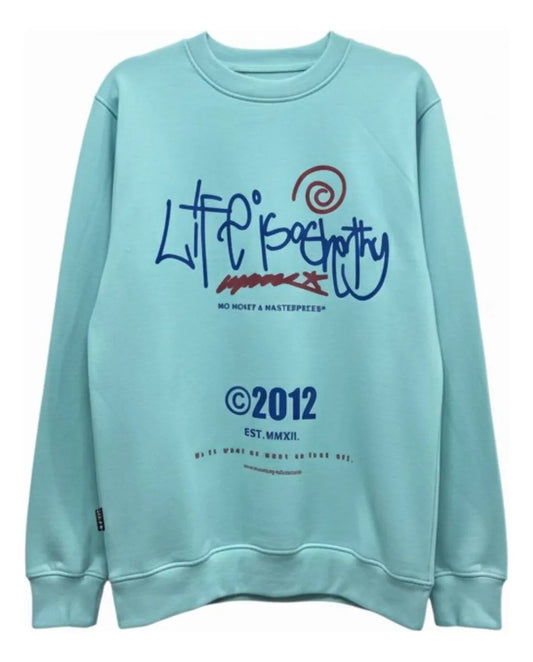 Sueter Redondo Azul Life Is A Shorty MOMONEY