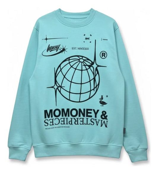 Sueter Redondo Azul World Masterpieces MOMONEY