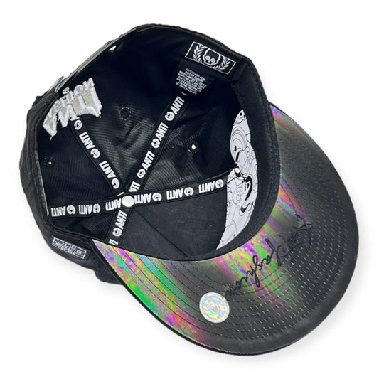 Gorra Negra Calavera Tornasol ANTIFASHION