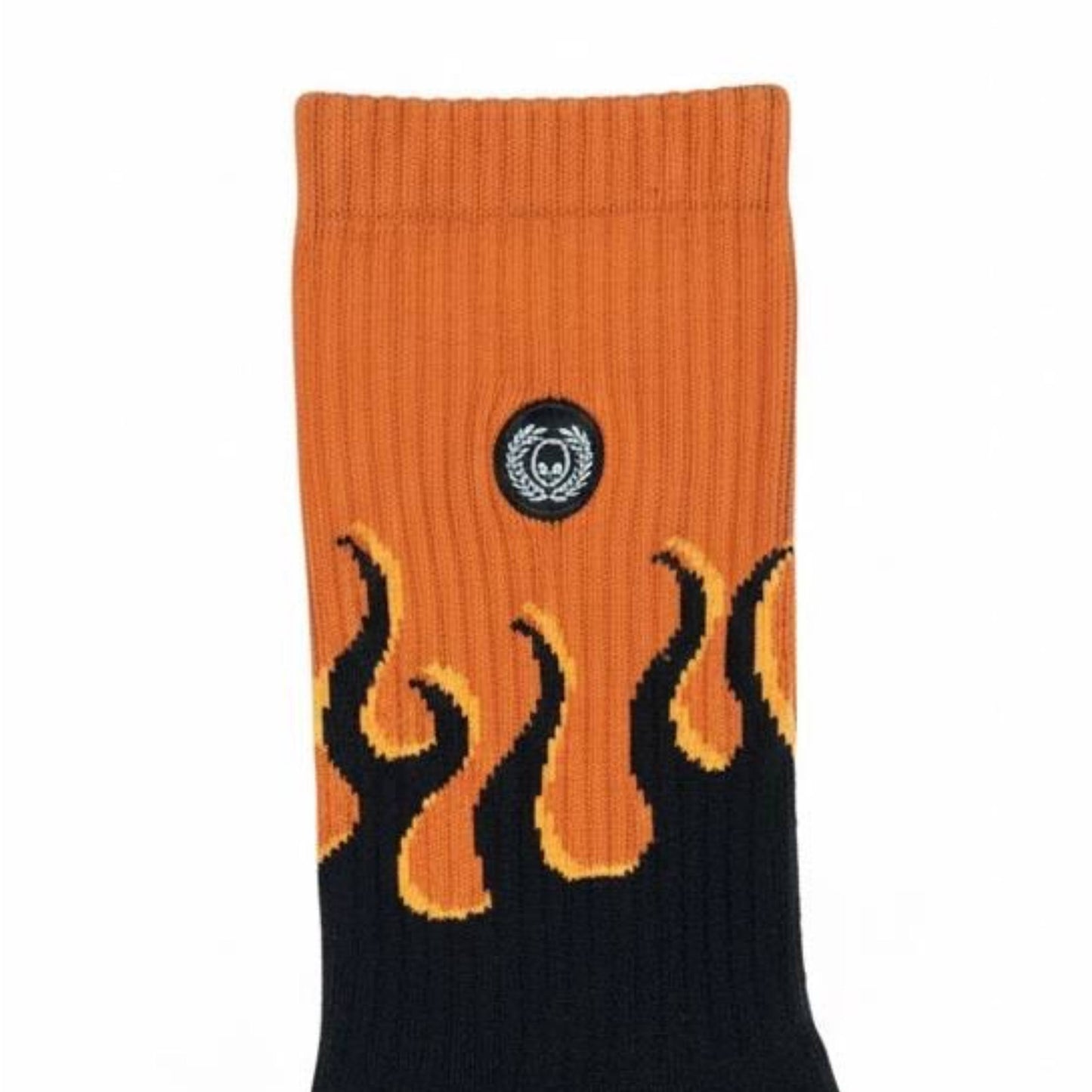 Calcetas Flamas Naranjas De Compresión ANTIFASHION