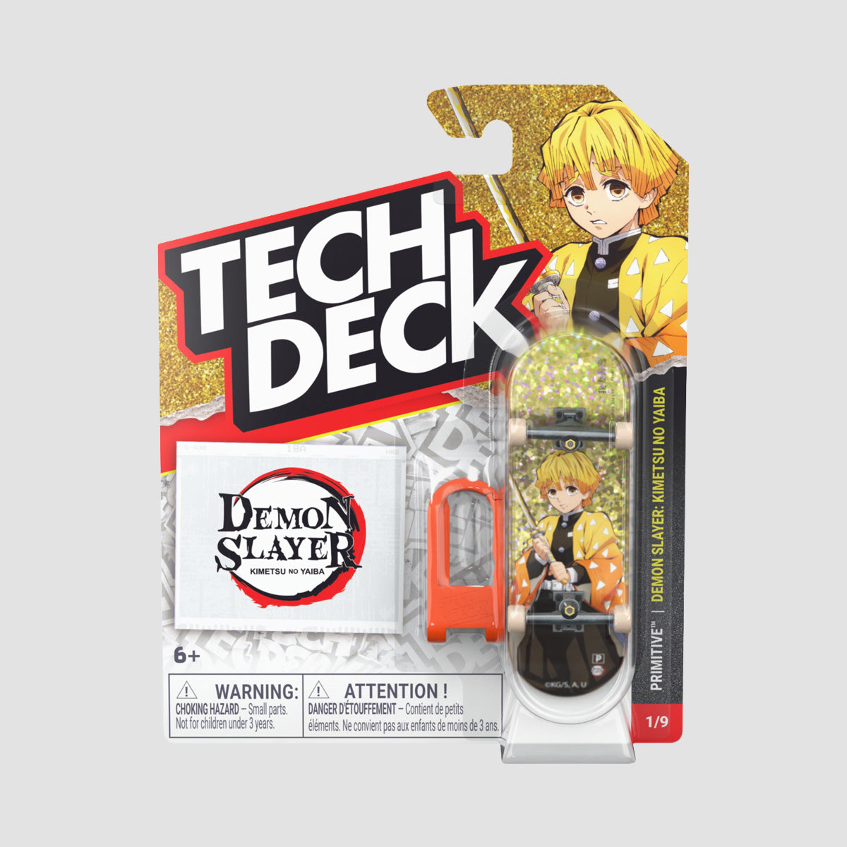 Finger Board Primitive Demon Slayer Zenitsu Patineta Para Dedos TECH DECK