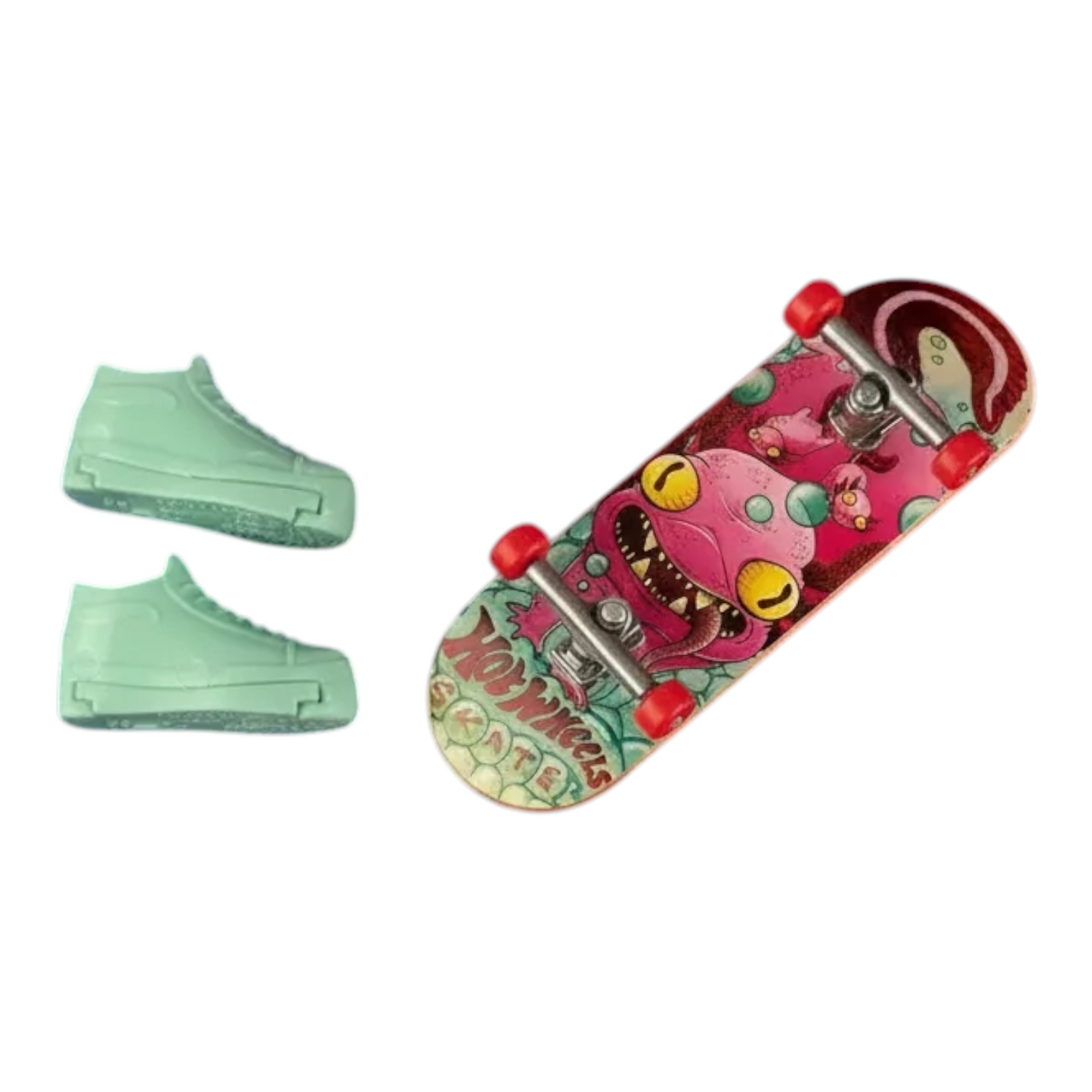 Patineta Para Dedos Con Tenis Finger Board HOT WHEELS