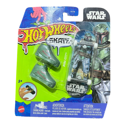Patineta Para Dedos Con Tenis Star Wars Finger Board HOT WHEELS