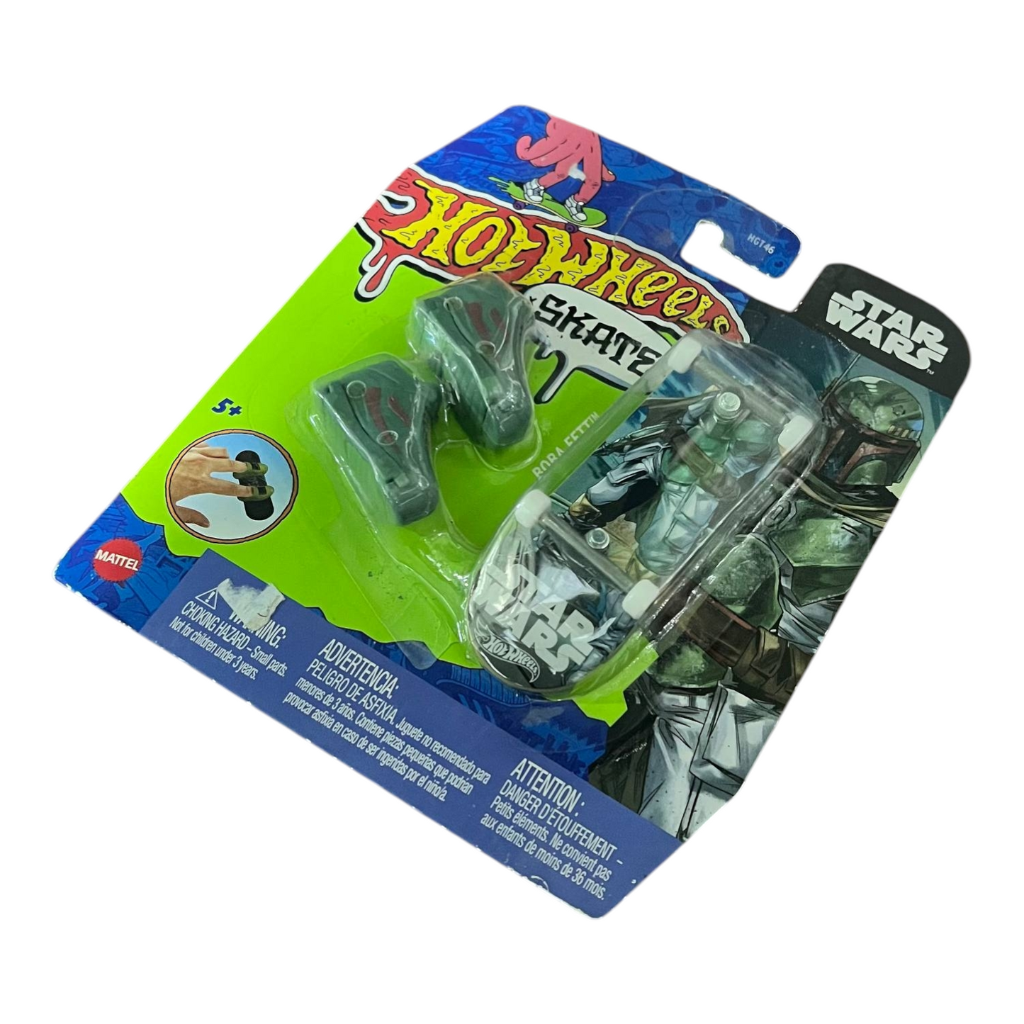 Patineta Para Dedos Con Tenis Star Wars Finger Board HOT WHEELS