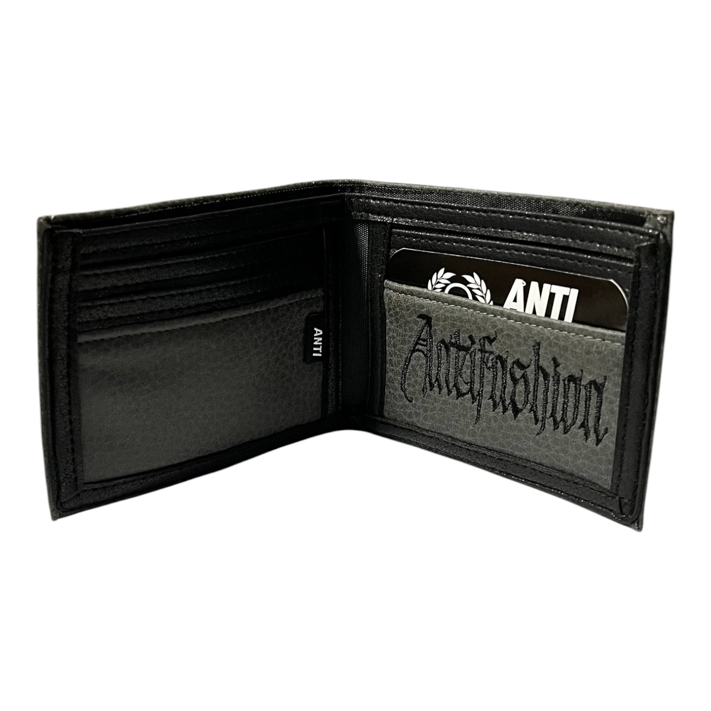 Cartera Gris Craneo ANTIFASHION