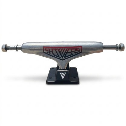 Trucks Negro / Plata  147 Ejes Skate SHIVERS