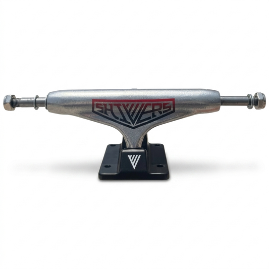 Trucks Negro / Plata  147 Ejes Skate SHIVERS