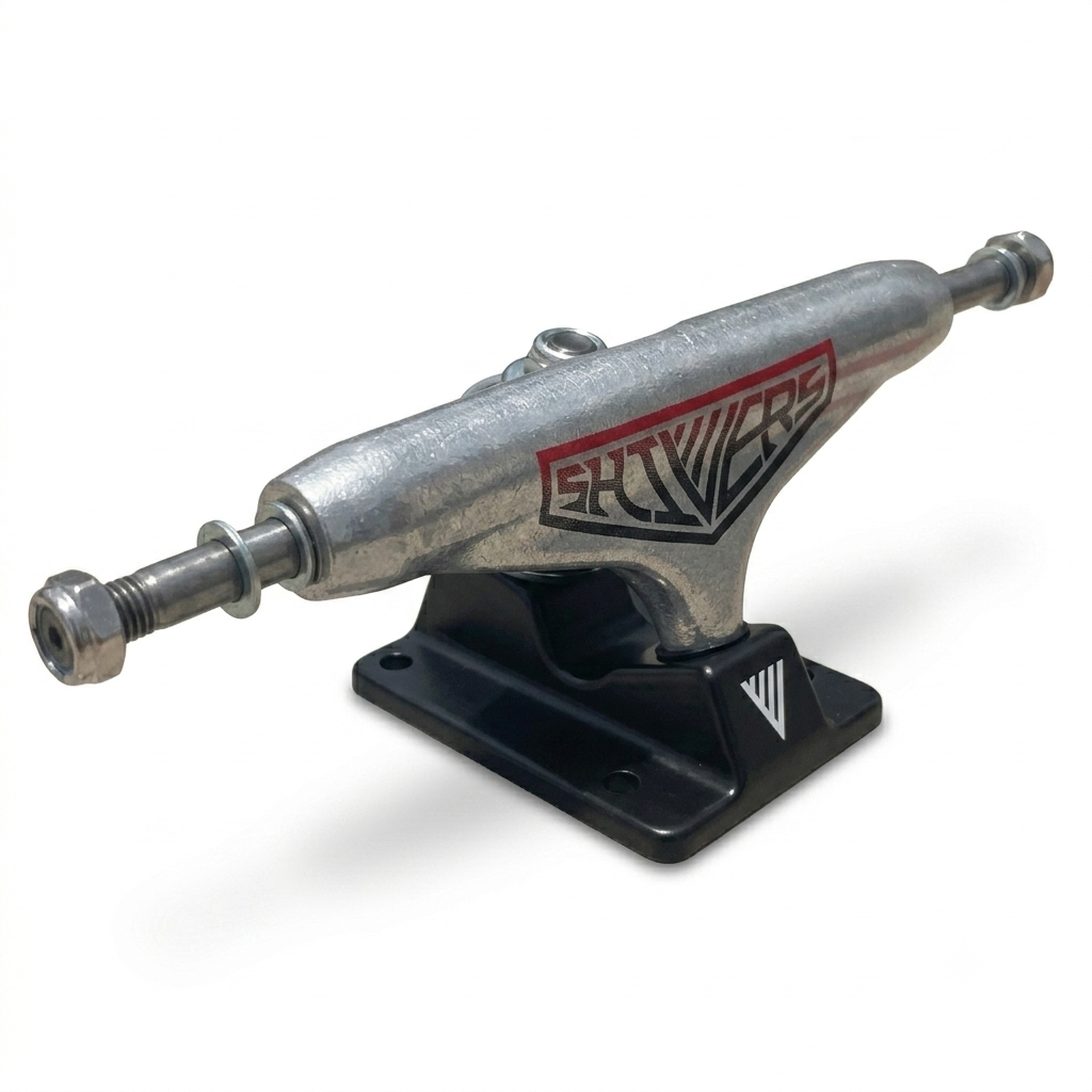 Trucks Negro / Plata  147 Ejes Skate SHIVERS