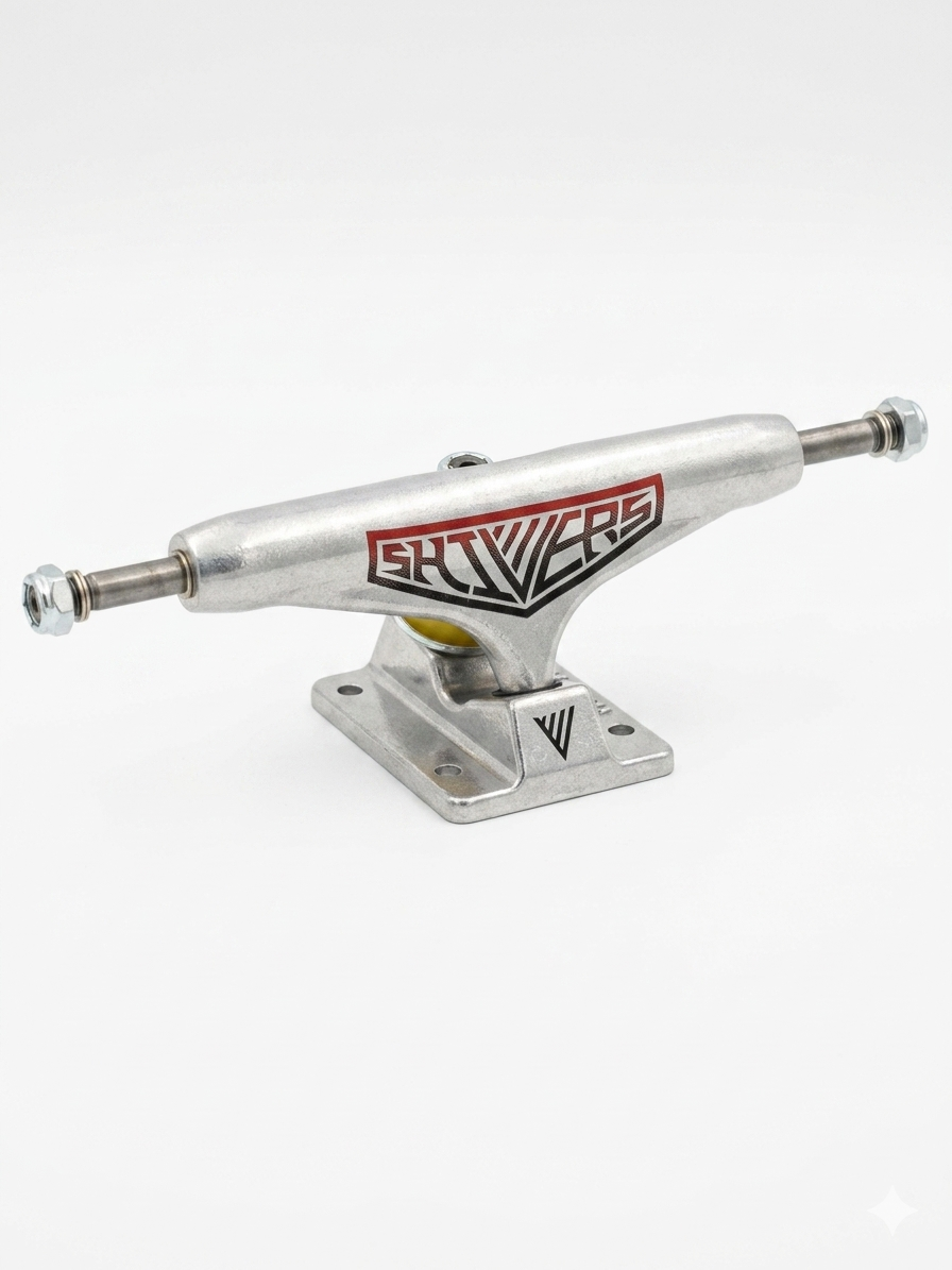 Trucks Plateados 147 Ejes Skate SHIVERS
