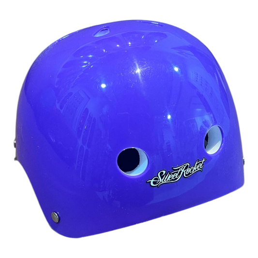 Set Protecciones Morados SWEET ROCKET Casco, Rodilleras, Coderas, Muñequeras