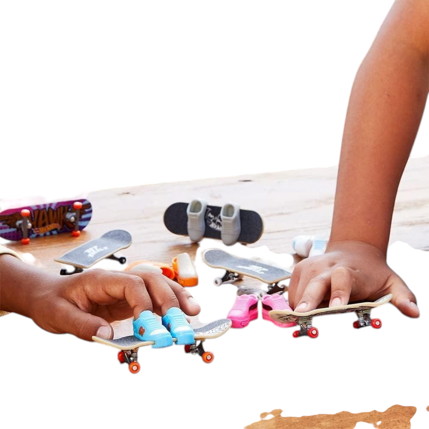Patineta Para Dedos Con Tenis Finger Board HOT WHEELS