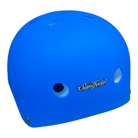 Set Protecciones Azules SWEET ROCKET Casco, Rodilleras, Coderas, Muñequeras