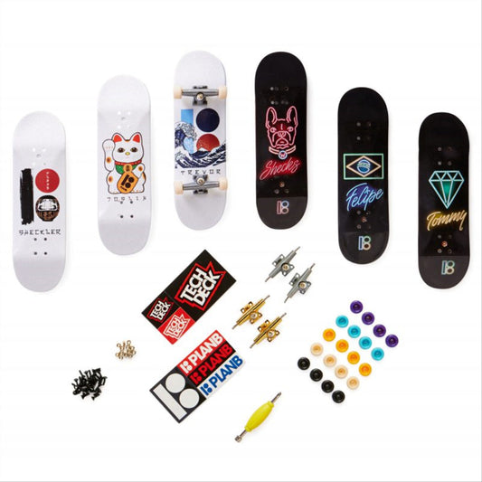 Pack 6 Tech Deck Skate Sk8shop Bonus Pack