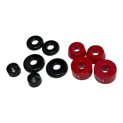 Set Gomas Rojas, Cazuelas Y Pivotes Para Trucks CATRINA