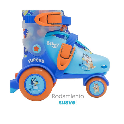 Patines Entrenadores Bluey Botita Ajustable 16-19